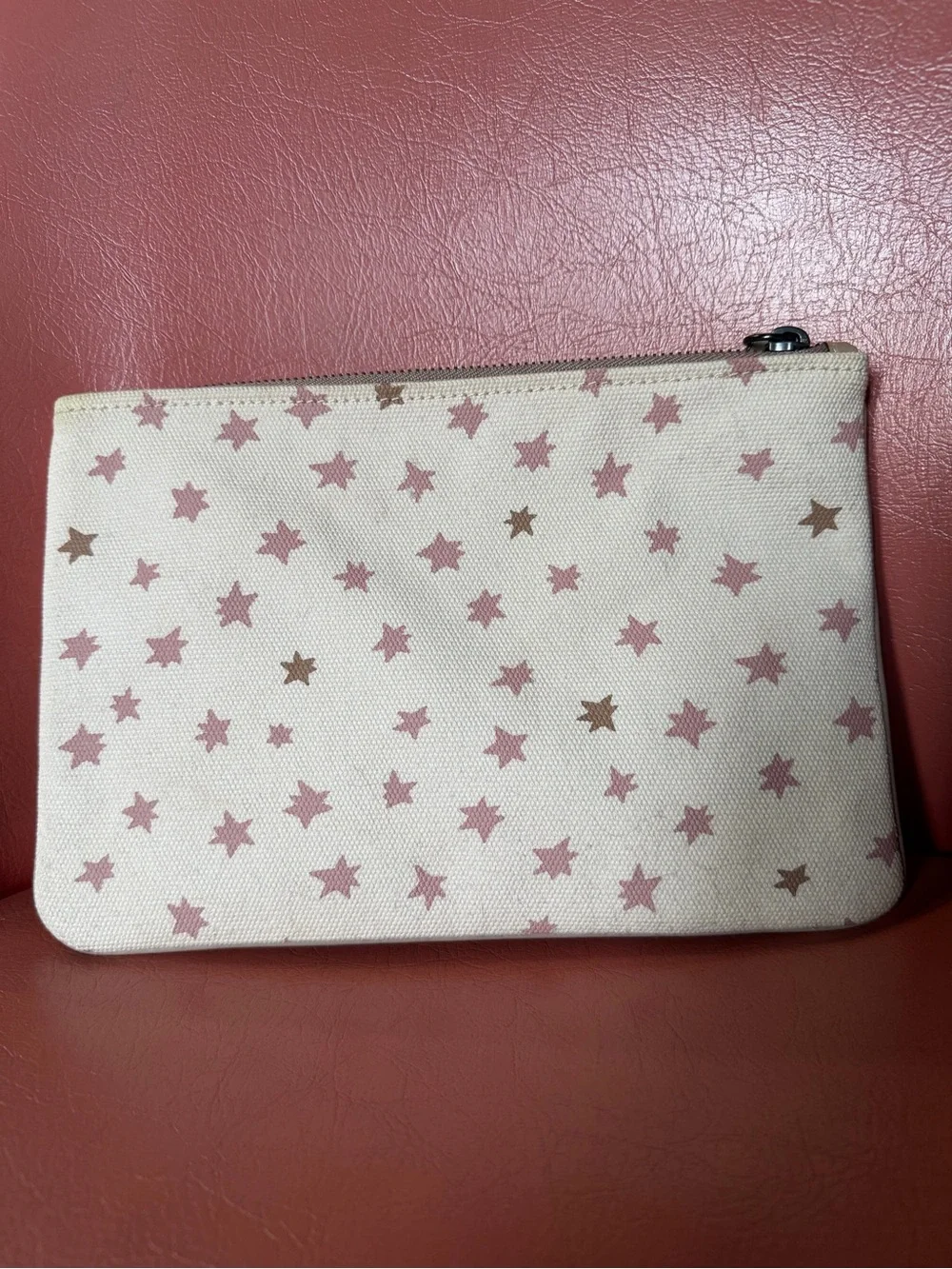 Coach Canvas Rainbow Unicorn Zip Pouch NWT